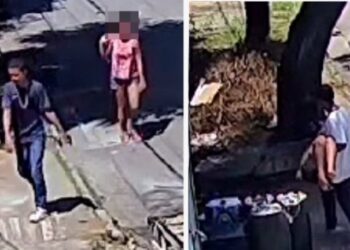 Câmeras flagram homem deixando menina de 12 anos morta em calçada