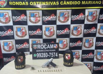 Arma e drogas são apreendidas no bairro Nova Cidade, Zona norte de Manaus