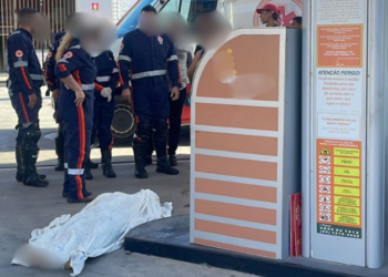 Jovem é executado a tiros em posto de combustível no Santa Etelvina