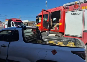 Homem sofre queimadura no rosto após trocar botijão de gás