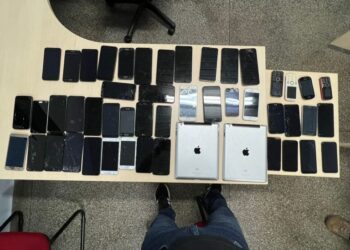 Mais de 100 celulares são apreendidos no Centro de Manaus no primeiro semestre deste ano