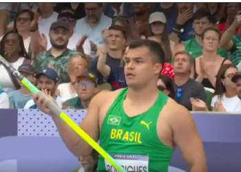 Amazonense Pedro Nunes fica de fora da final no lançamento de dardo nas Olimpíadas de Paris