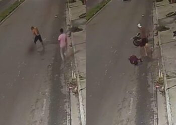 Idoso com Alzheimer é espancado no meio da rua em Manaus