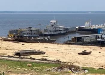 Rio Negro atinge 12,91 metros e está a 21 cm de novo recorde histórico em Manaus