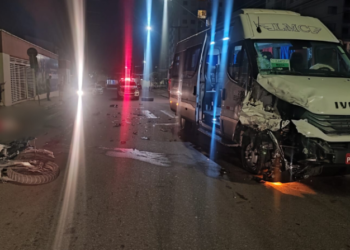 Motociclista morre após colidir contra van no Santo Agostinho, em Manaus