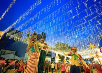 ‘O Mundo Encantado do Natal’ leva mais de 175 mil visitantes ao Largo São Sebastião em dezembro