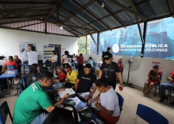 Defensoria leva carreta de serviços jurídicos à Comunidade Cachoeira do Leão, na Zona Rural de Manaus
