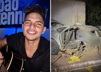 Carro se parte ao meio durante acidente e cantor sertanejo morre