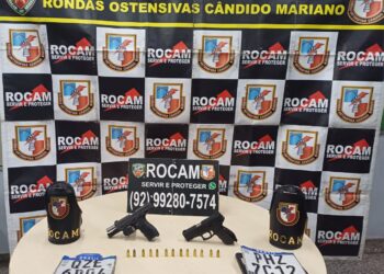 Dupla é presa e adolescente é apreendido após roubo a café regional em Manaus