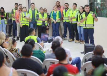 UGPE apresenta à Comunidade da Sharp a programação de obras e de reassentamento do Prosamin+