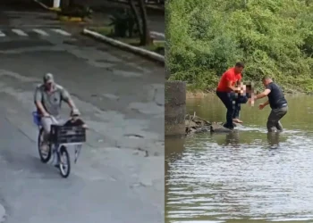 VÍDEO: Pai envia áudio para mãe após jogar filho de ponte: ‘Aguenta o coração’