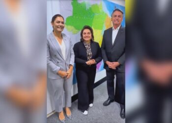 Bolsonaro e Michelle oficializam apoio à pré-candidatura de Maria do Carmo ao Governo do Amazonas