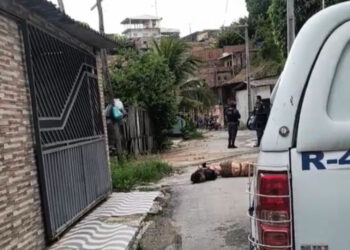 Casal é identificado após execução em Manaus; dupla é apontada como suspeita da morte de jovem jogador