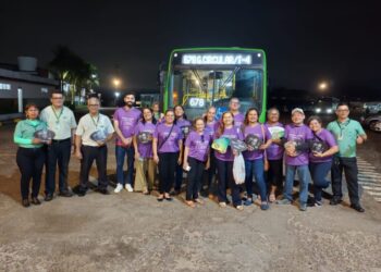 Prefeitura de Manaus leva ação educativa do ‘Junho Violeta’ às garagens de ônibus
