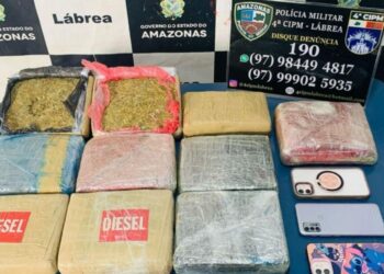 Mulheres são presas com 10 kg de maconha escondida em edredons no AM
