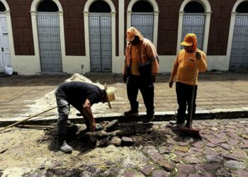 Centro Histórico ganha nova vida com recuperação das tradicionais “Pedras de Jacaré”