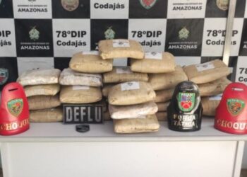Mulher é presa com 25 tabletes de skunk em embarcação no AM