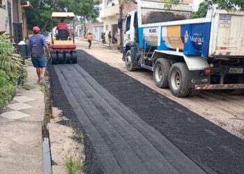 Prefeitura de Manaus revitaliza malha viária do bairro Colônia Terra Nova