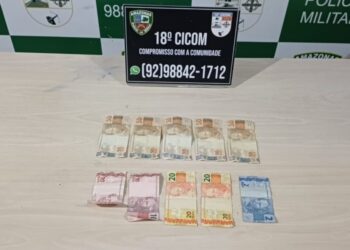 Suspeito é preso ao tentar pagar compras com dinheiro falso em mercadinho de Manaus