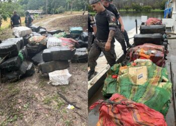 Quatro policiais militares são presos com grande quantidade de drogas em Manaus