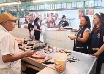 Visa Manaus conclui operação ‘Semana Santa’ com orientações a comerciantes de pescado da zona Oeste