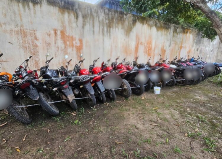 Operação policial recupera 25 motocicletas roubadas no município de Maués