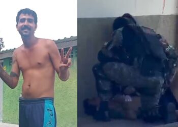 Homem com esquizofrenia que andava com arma de brinquedo é baleado após abordagem em Manaus
